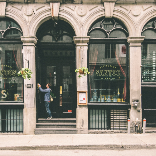 A shop in downtown Montreal